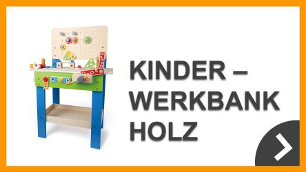 Kinderwerkbank aus Holz